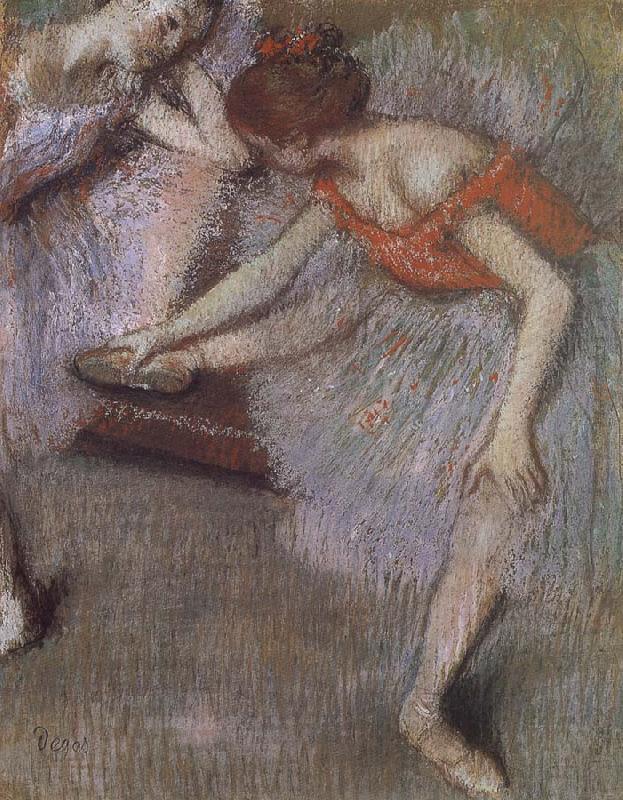 Edgar Degas Dance have a break china oil painting image